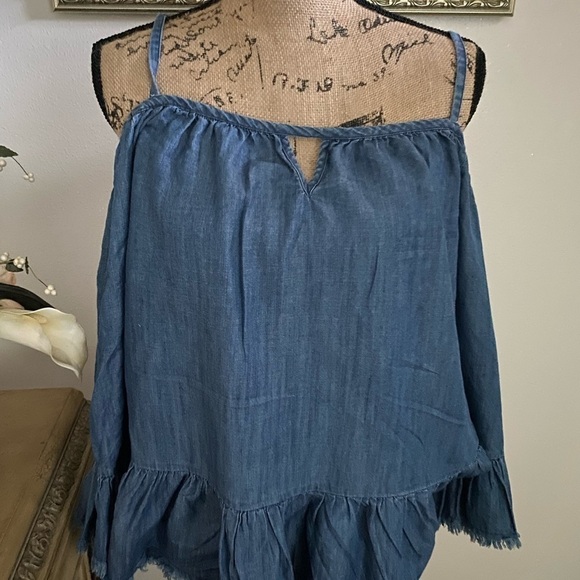 Inc Denim Top Size 14. - Picture 2 of 6